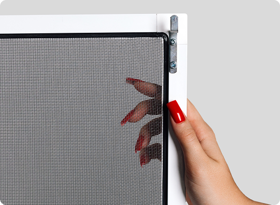 Москитная сетка в цвете Белый1